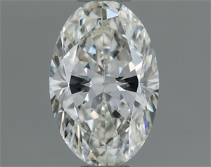 Foto Diamante Natural 0.50 quilates, Ovalado , Color H, claridad VS1 y certificado IGI de