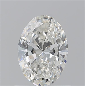Foto Diamante Natural 0.70 quilates, Ovalado , Color G, claridad IF y certificado GIA de