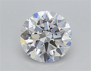 Picture of Lab Grown Diamond 1.02 Carats, Round with Ideal Cut, D Color, VVS2 Clarity and Certified by IGI