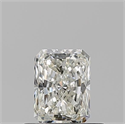 Natural Diamond 0.50 Carats, Radiant with  Cut, J Color, VVS1 Clarity and Certified by GIA