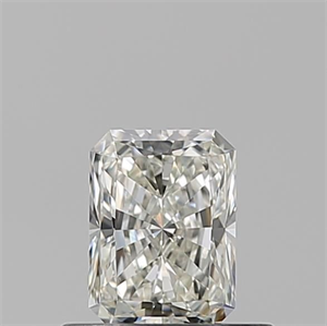 Picture of Natural Diamond 0.50 Carats, Radiant with  Cut, J Color, VVS1 Clarity and Certified by GIA