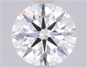 Lab Grown Diamond 1.49 Carats, Round with Ideal Cut, D Color, VS1 Clarity and Certified by IGI
