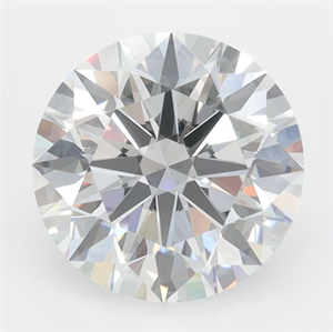 Picture of Lab Grown Diamond 3.10 Carats, Round with Excellent Cut, D Color, VS1 Clarity and Certified by GIA