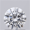 Lab Grown Diamond 0.71 Carats, Round with Excellent Cut, D Color, VVS2 Clarity and Certified by IGI