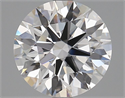 Lab Grown Diamond 3.32 Carats, Round with Ideal Cut, E Color, VVS1 Clarity and Certified by IGI