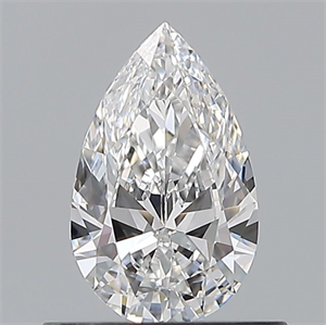 Picture of Natural Diamond 0.50 Carats, Pear with  Cut, E Color, VVS2 Clarity and Certified by GIA