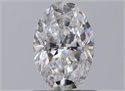 Natural Diamond 0.71 Carats, Oval with  Cut, D Color, VS1 Clarity and Certified by GIA