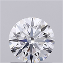 Lab Grown Diamond 0.72 Carats, Round with Ideal Cut, D Color, VS1 Clarity and Certified by IGI