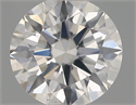 Natural Diamond 0.41 Carats, Round with Excellent Cut, F Color, SI2 Clarity and Certified by IGI