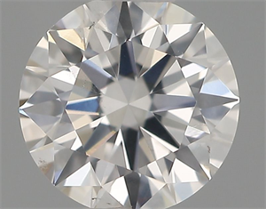 Picture of Natural Diamond 0.41 Carats, Round with Excellent Cut, F Color, SI2 Clarity and Certified by IGI