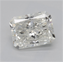 Natural Diamond 2.01 Carats, Radiant with  Cut, I Color, SI1 Clarity and Certified by GIA