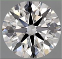 Lab Grown Diamond 1.59 Carats, Round with Excellent Cut, D Color, VVS2 Clarity and Certified by GIA