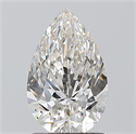Natural Diamond 1.20 Carats, Pear with  Cut, H Color, SI1 Clarity and Certified by GIA