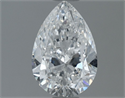 Natural Diamond 1.00 Carats, Pear with  Cut, E Color, SI1 Clarity and Certified by IGI