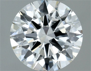 Foto Diamante Natural 0.60 quilates, Redondo , Color F, claridad VS2 y certificado IGI de