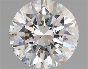 Picture of Natural Diamond 0.70 Carats, Round with Excellent Cut, I Color, SI1 Clarity and Certified by GIA