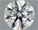 Natural Diamond 0.51 Carats, Round with Excellent Cut, H Color, VVS1 Clarity and Certified by GIA