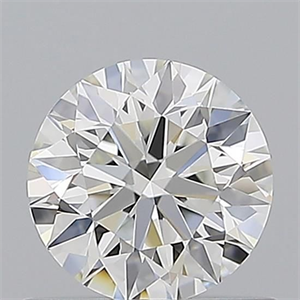 Picture of Natural Diamond 0.71 Carats, Round with Excellent Cut, H Color, IF Clarity and Certified by GIA