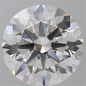 Picture of Lab Grown Diamond 5.51 Carats, Round with Ideal Cut, E Color, VVS2 Clarity and Certified by IGI