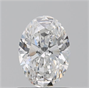 Natural Diamond 1.01 Carats, Oval with  Cut, F Color, SI1 Clarity and Certified by GIA
