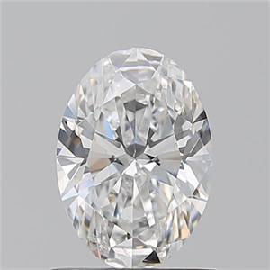 Picture of Natural Diamond 1.01 Carats, Oval with  Cut, F Color, SI1 Clarity and Certified by GIA