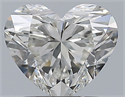 Natural Diamond 1.51 Carats, Heart with  Cut, G Color, VVS1 Clarity and Certified by GIA
