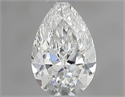 Diamante Natural 0.40 quilates, De pera , Color G, claridad VVS1 y certificado GIA