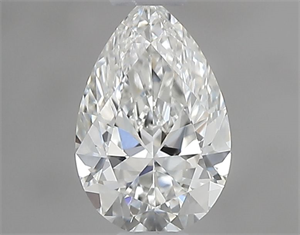 Picture of Natural Diamond 0.40 Carats, Pear with  Cut, G Color, VVS1 Clarity and Certified by GIA