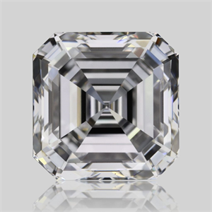 Picture of Natural Diamond 1.03 Carats, Asscher with  Cut, E Color, VVS1 Clarity and Certified by GIA
