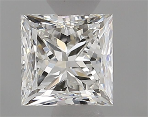 Picture of Natural Diamond 0.60 Carats, Princess with  Cut, H Color, VS1 Clarity and Certified by GIA