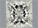Natural Diamond 1.70 Carats, Princess with  Cut, L Color, SI2 Clarity and Certified by GIA