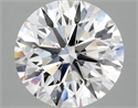 Lab Grown Diamond 3.07 Carats, Round with Excellent Cut, E Color, VS2 Clarity and Certified by IGI