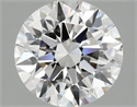 Del inventario de diamantes de laboratorio, 2.09 quilates, Redondo , Color E, claridad VS1 y certificado IGI