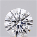 Del inventario de diamantes de laboratorio, 2.04 quilates, Redondo , Color D, claridad IF y certificado IGI