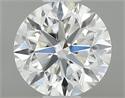 Natural Diamond 0.50 Carats, Round with Very Good Cut, H Color, IF Clarity and Certified by GIA