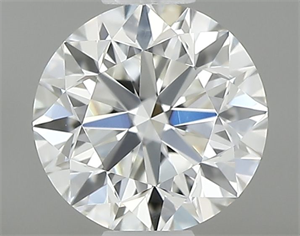 Foto Diamante Natural 0.50 quilates, Redondo , Color H, claridad IF y certificado GIA de