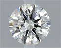 Natural Diamond 0.50 Carats, Round with Excellent Cut, L Color, VVS1 Clarity and Certified by GIA