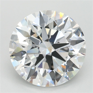 Picture of Lab Grown Diamond 4.28 Carats, Round with Ideal Cut, D Color, IF Clarity and Certified by IGI