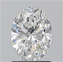 Natural Diamond 1.20 Carats, Oval with  Cut, E Color, VS2 Clarity and Certified by GIA