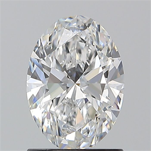 Picture of Natural Diamond 1.20 Carats, Oval with  Cut, E Color, VS2 Clarity and Certified by GIA