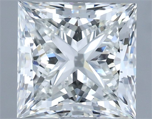 Picture of Natural Diamond 2.01 Carats, Princess with  Cut, H Color, VS1 Clarity and Certified by IGI