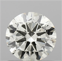 Natural Diamond 0.70 Carats, Round with Very Good Cut, L Color, SI1 Clarity and Certified by IGI
