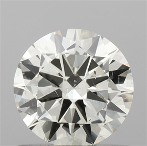Picture of Natural Diamond 0.70 Carats, Round with Very Good Cut, L Color, SI1 Clarity and Certified by IGI
