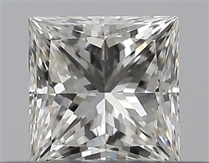 Picture of Natural Diamond 0.32 Carats, Princess with  Cut, H Color, VVS1 Clarity and Certified by GIA