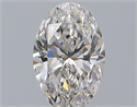 Natural Diamond 1.51 Carats, Oval with  Cut, G Color, VS2 Clarity and Certified by GIA
