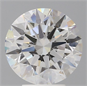 Lab Grown Diamond 4.55 Carats, Round with Ideal Cut, E Color, VVS2 Clarity and Certified by IGI