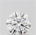 Del inventario de diamantes de laboratorio, 0.84 quilates, Redondo , Color D, claridad VVS2 y certificado IGI