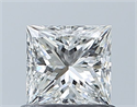 Diamante Natural 0.70 quilates, Princesa , Color G, claridad VVS2 y certificado GIA