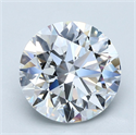 Diamante Natural 5.00 quilates, Redondo , Color D, claridad IF y certificado GIA