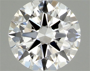 Picture of Natural Diamond 0.40 Carats, Round with Excellent Cut, E Color, VVS1 Clarity and Certified by GIA
